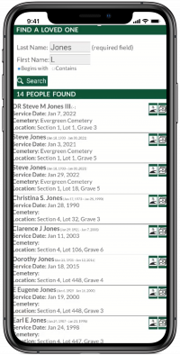 Find A Loved One on Mobile Phone